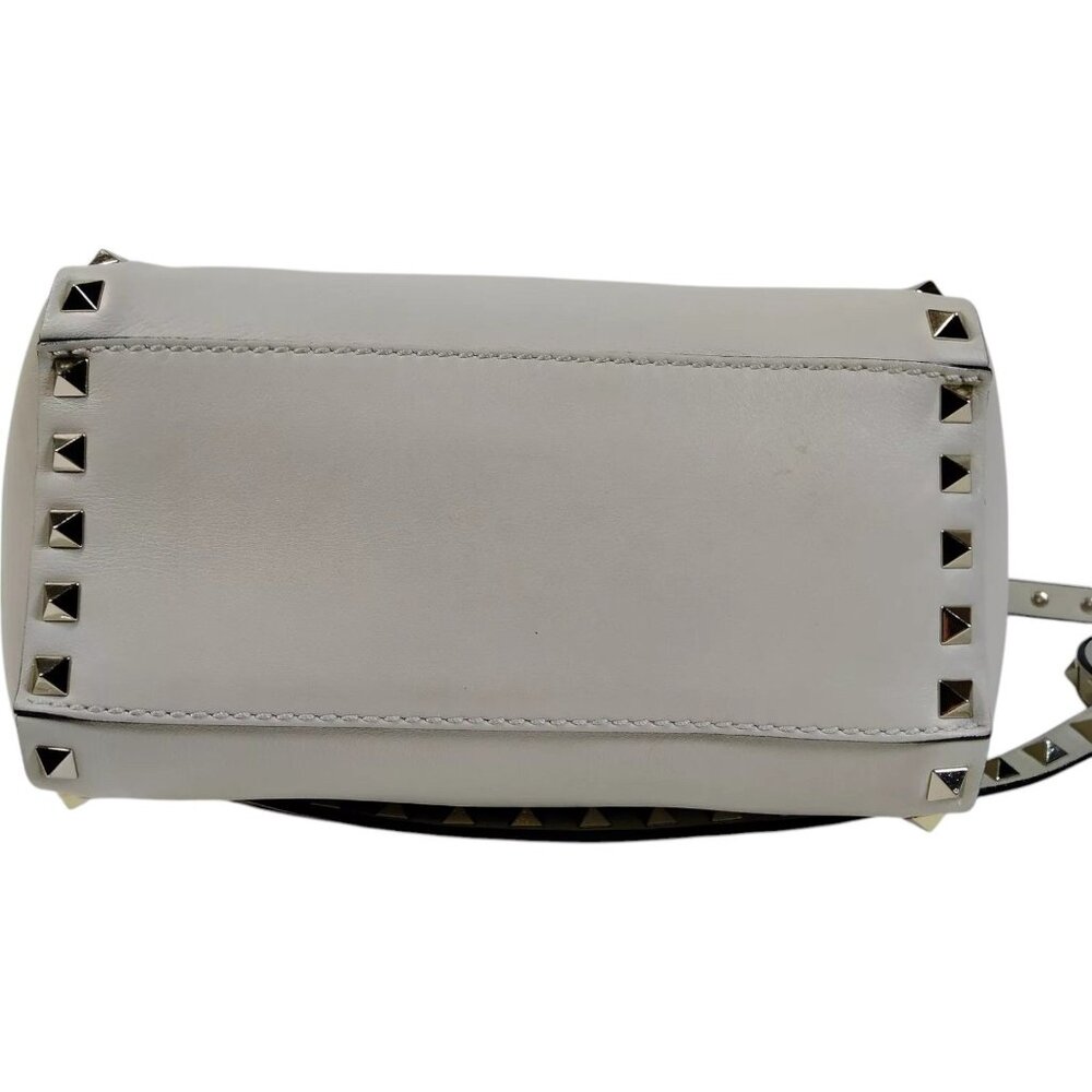 817405BA (X6) Valentino Garavani Crossbody Bag White Leather - Picture 3 of 9
